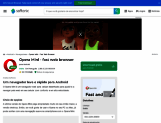 opera-mini.softonic.com.br screenshot