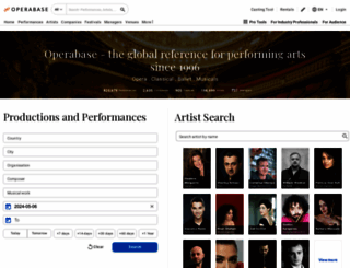 operabase.com screenshot