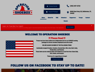 operationshoebox.com screenshot