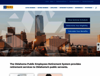 Access Opers.ok.gov. Welcome To OPERS | Oklahoma Public Employees ...