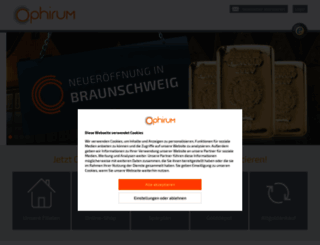 ophirum.de screenshot