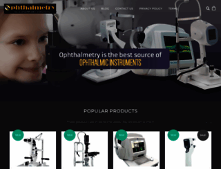 ophthalmetryoptical.com screenshot