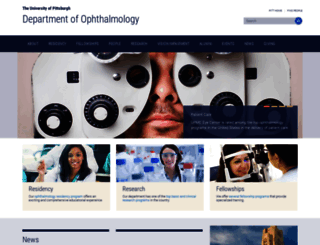 ophthalmology.medicine.pitt.edu screenshot