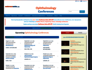 ophthalmologyconferences.com screenshot