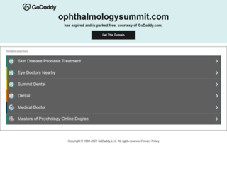 ophthalmologysummit.com screenshot