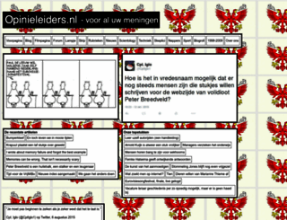 opinieleiders.nl screenshot