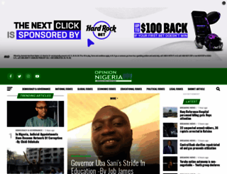 opinionnigeria.com screenshot