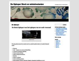 opkoper-stock.be screenshot