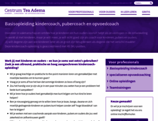 opleidingtotkindercoach.nl screenshot