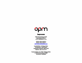 opm-shop.com screenshot