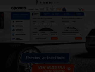 oponeo.es screenshot