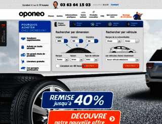 oponeo.fr screenshot