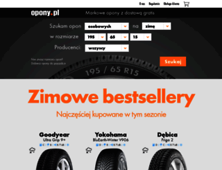 opony.pl screenshot