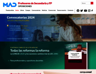oposicion-secundaria.com screenshot
