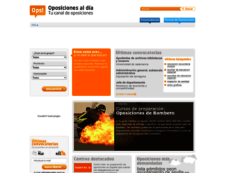oposicionesaldia.com screenshot