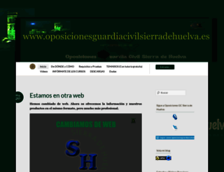 oposicionesguardiacivilsierradehuelva.wordpress.com screenshot