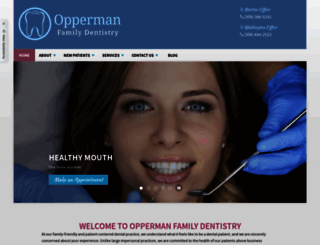 oppermandentistry.com screenshot