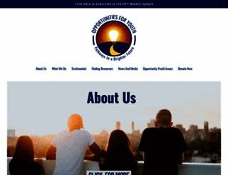 oppforyouth.org screenshot