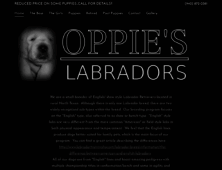 oppieslabradors.com screenshot