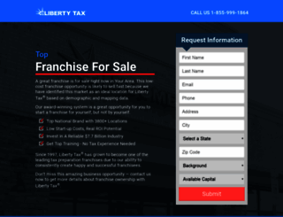opportunities.libertytaxfranchise.com screenshot