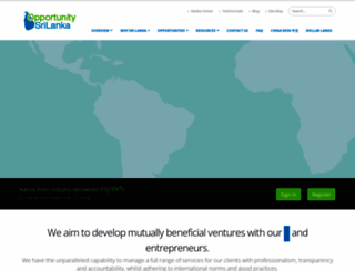 opportunitysrilanka.com screenshot