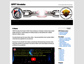 oppthrvatska.wordpress.com screenshot
