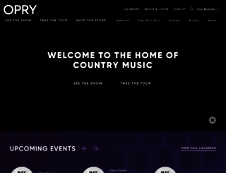 opry.com screenshot