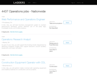 ops-jobs.theladders.com screenshot