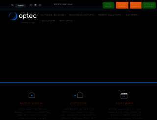 optecdisplays.com screenshot