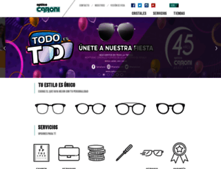 opticacaroni.com screenshot