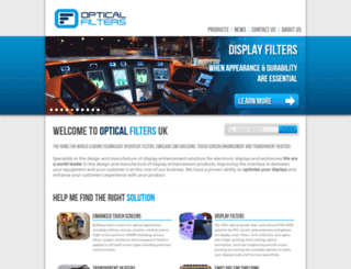 opticalfilters.co.uk screenshot