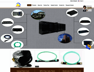 opticalpatch-cord.com screenshot