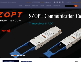 opticalpatchcord.com.cn screenshot