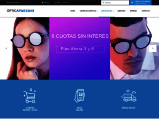 opticapaesani.com.ar screenshot