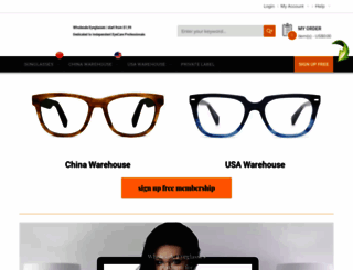 opticiansclub.com screenshot