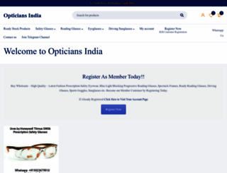 opticiansindia.com screenshot