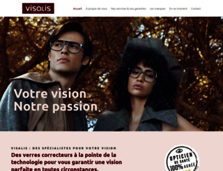 opticiens-visalis.com screenshot
