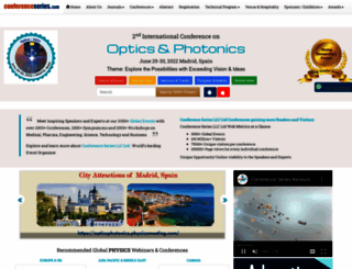 opticsphotonics.physicsmeeting.com screenshot