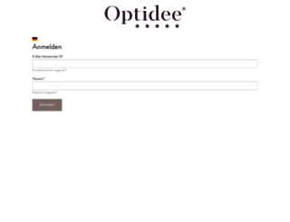 optidee-backoffice.com screenshot