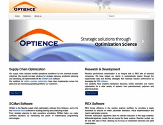 optience.com screenshot
