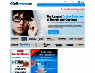 optilenses.com screenshot
