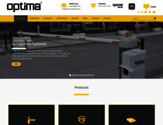 optima-engineering.com screenshot
