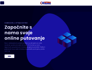 optimahosting.hr screenshot