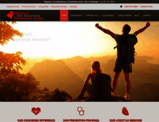 optimalheartcenter.com screenshot