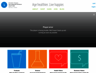 optimalnutrition.reliv.com screenshot