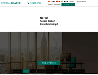 optimalspaces.com screenshot