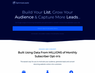 optimizeleads.com screenshot
