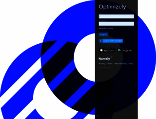 optimizely.namely.com screenshot