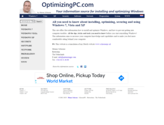 optimizingpc.com screenshot
