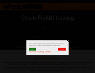 optimumforklifttrainingservices.co.uk screenshot